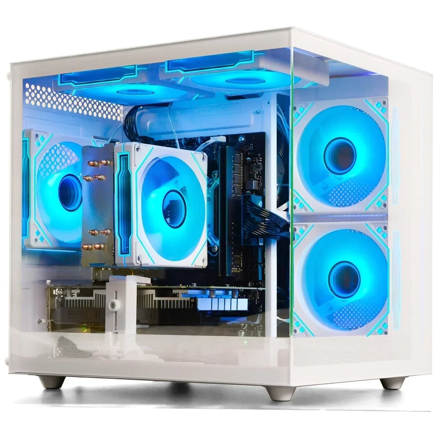 Gaming PC, Ryzen 5 5500, RX 6500 XT 4GB, 16GB DDR4, 1TB SSD, Wifi 6, 1080P Esports