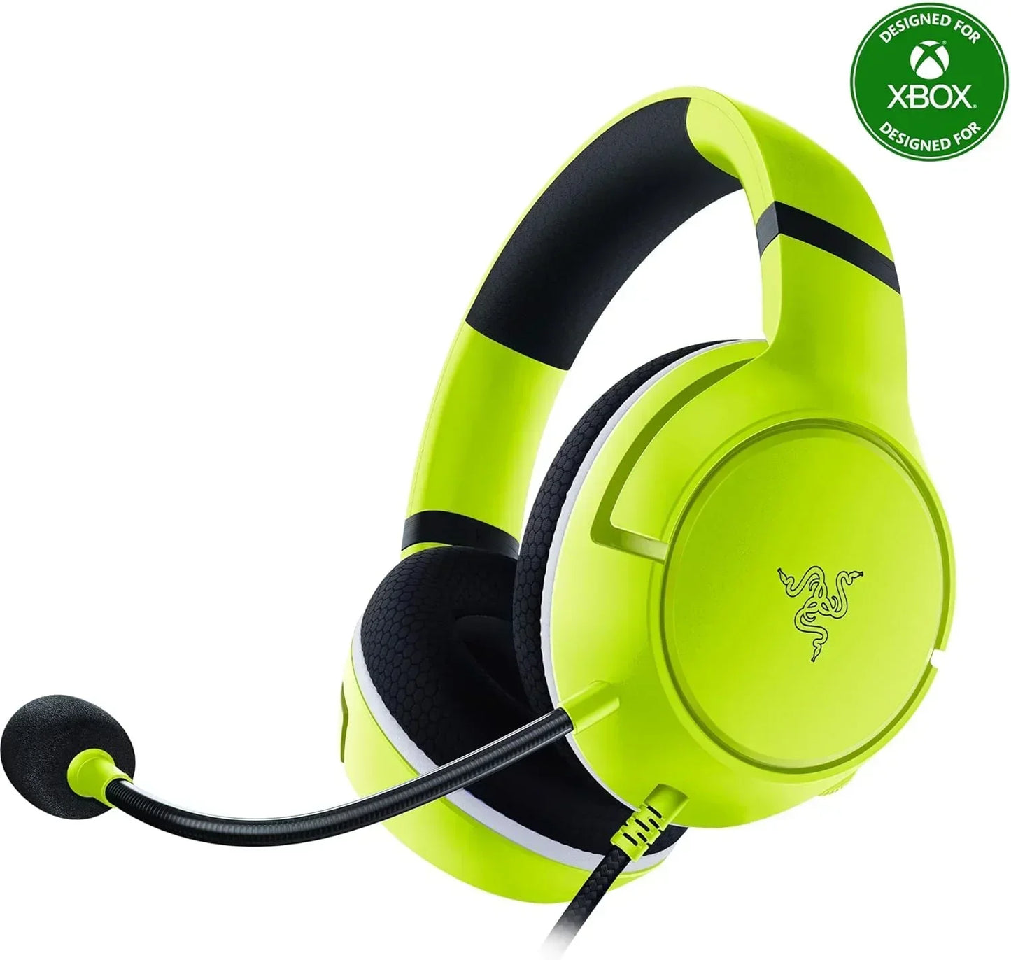Kaira X Wired Headset for Xbox Series X|S, Xbox One, PC, Mac & Mobile Devices: Triforce 50Mm Drivers - Hyperclear Cardioid Mic - Flowknit Memory Foam Ear Cushions - On-Headset Controls - White