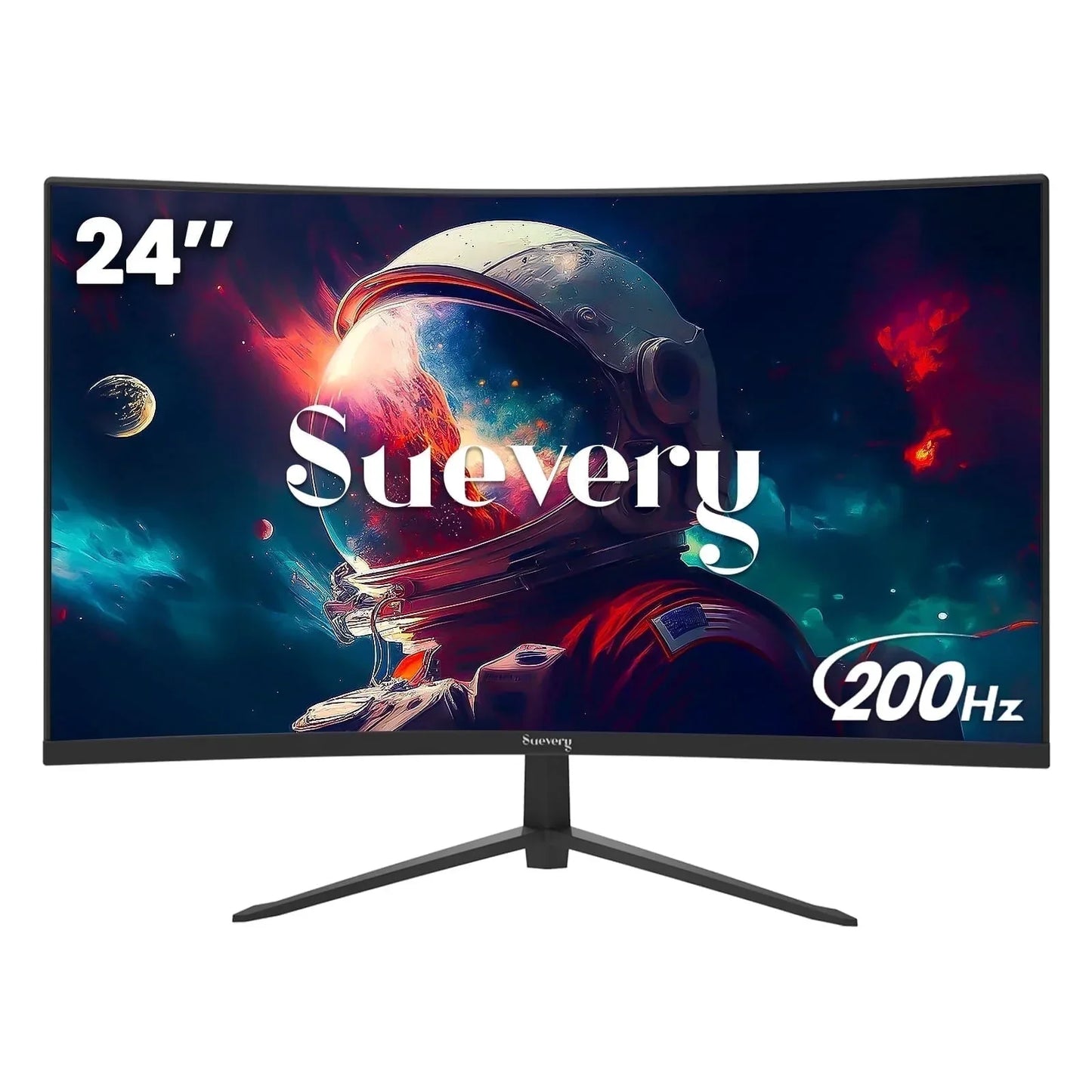 32" 200Hz Curved Gaming Monitor, FHD/1920*1080P Computer Monitor, 120 %Srgb, Freesync, Hdmi/Dp-Black