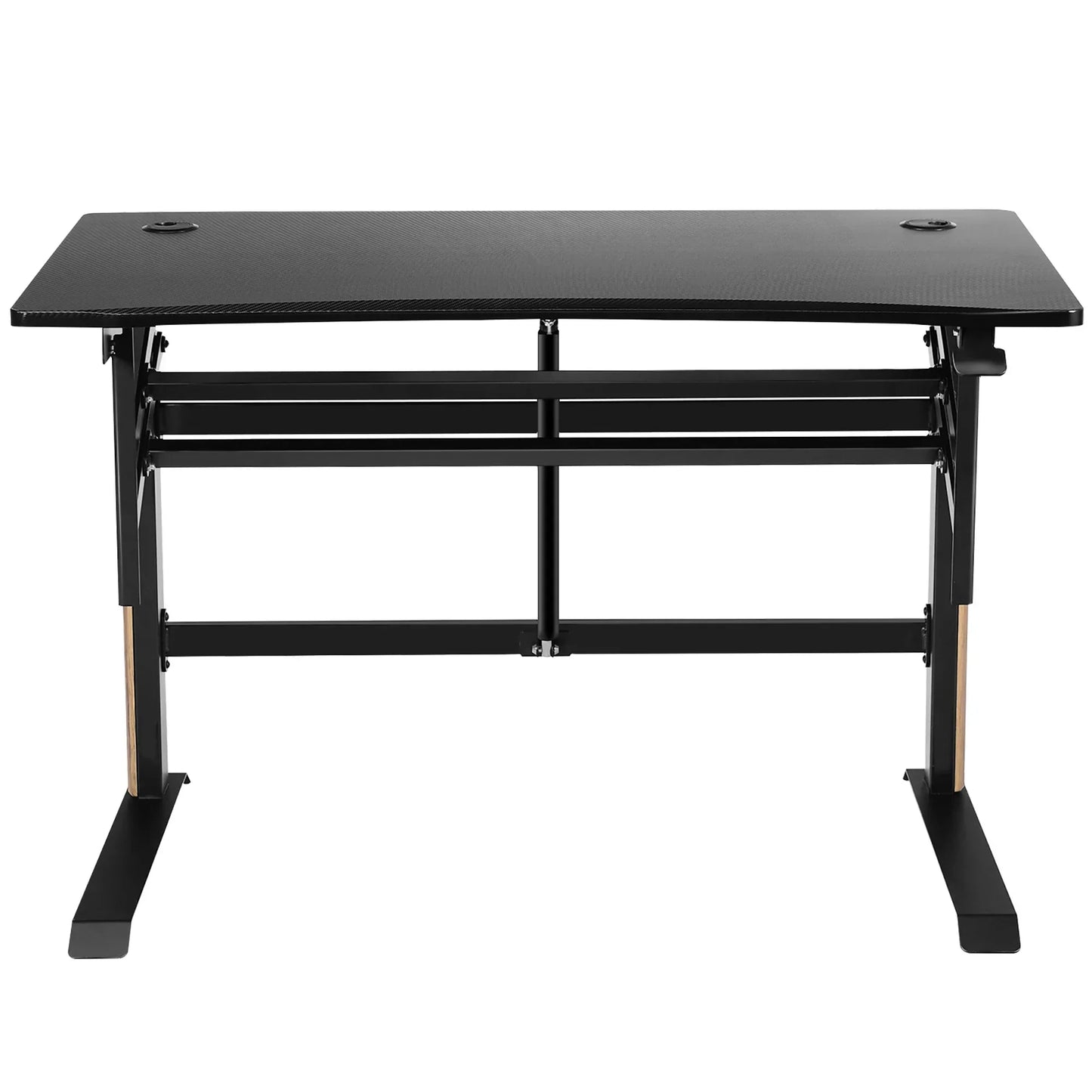 Pneumatic Height Adjustable Standing Desk Sit to Stand Computer Desk Workstaion