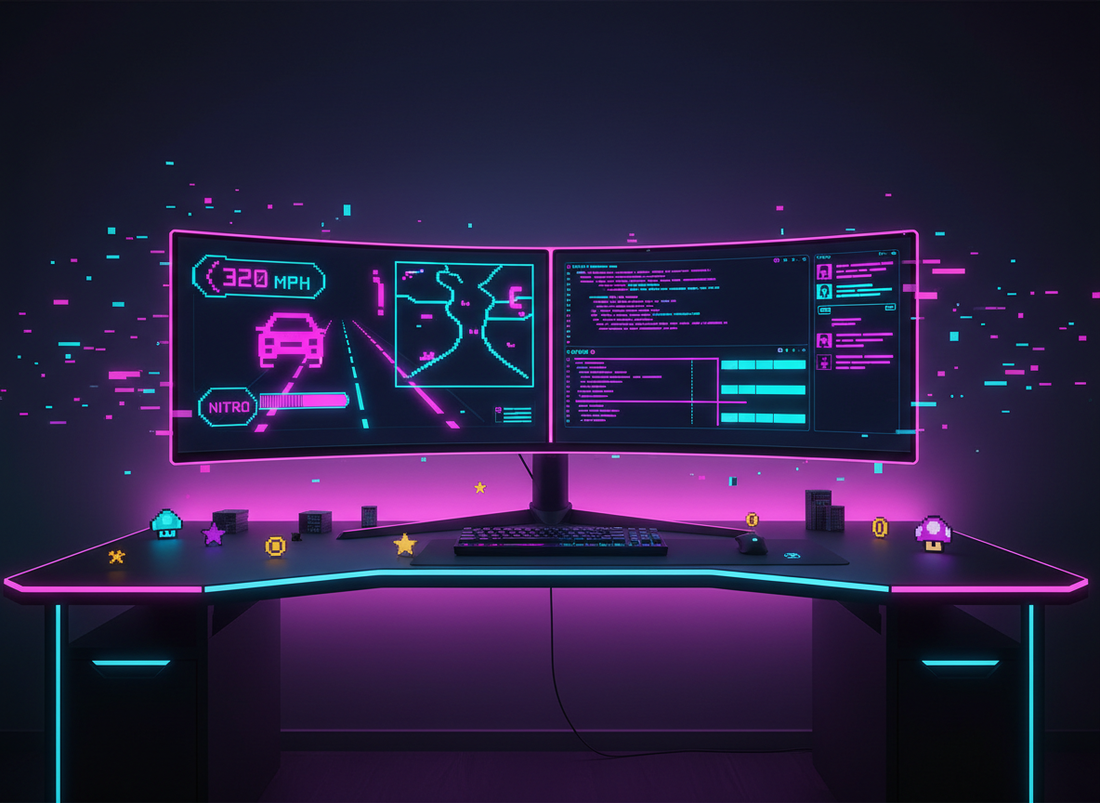 ONN 49-Inch Curved Monitor: Immersive Work Setup | Byte Style