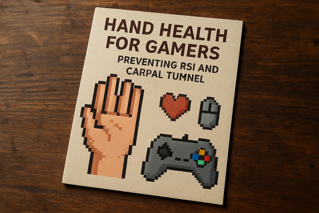 Hand Health for Gamers: Preventing RSI and Carpal Tunnel have it incorperate 8bit voxel style art to match byte style