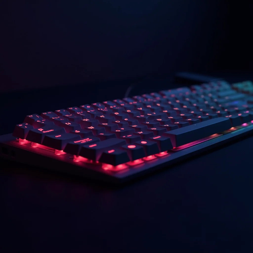 RGB Backlit Keyboard - RGB Backlit Keyboard for Crisp Typing and Vivid Lighting