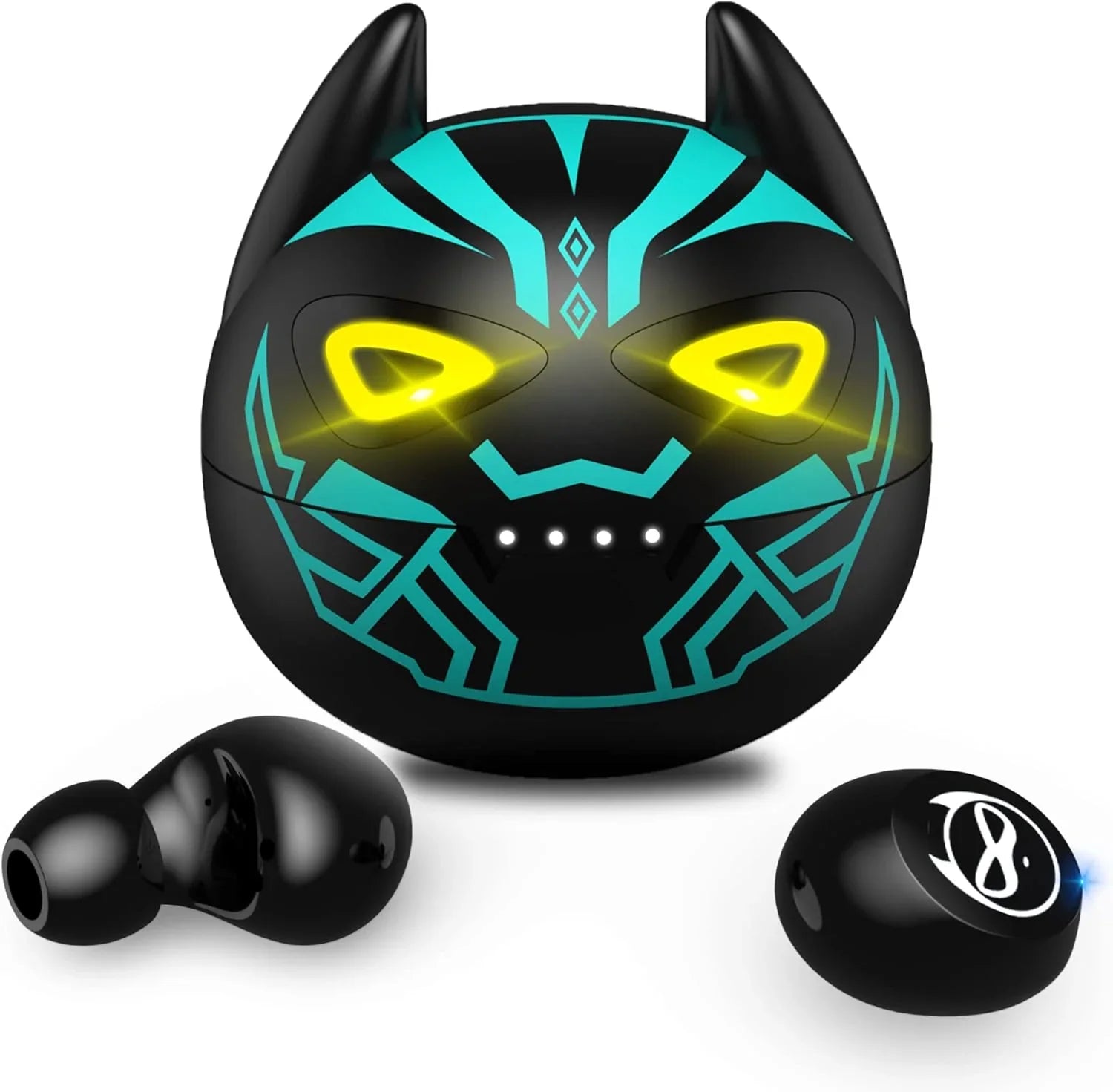 Ture Wireless Earbuds Gaming Bluetooth Earbud Touch Control In-Ear Headphones with Charging Case Noise Reduction 36H Playtime Kids Earphones,No Delay Sports Earbuds