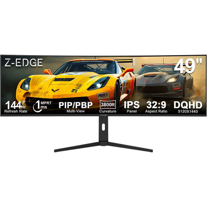 UG27F 27-Inch Curved Gaming Monitor 165Hz 1Ms Full HD 1920X1080 LED Monitor HDMI DP Port
