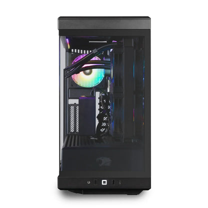 Y40 Gaming PC Desktop Liquid Cooled , AMD Ryzen 9 7900X , Radeon RX 7900XT , 32GB DDR5 RGB RAM , 2TB Nvme SSD , Black (2024)