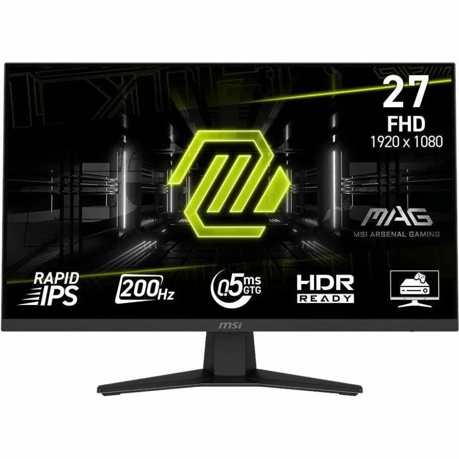 MSI Arsenal Gaming 27-inch FHD monitor with 200Hz, 0.5ms response, Rapid IPS, HDR ready
