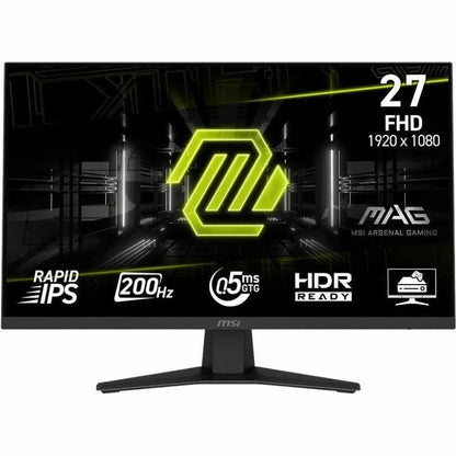 MSI Arsenal Gaming 27-inch FHD monitor with 200Hz, 0.5ms response, Rapid IPS, HDR ready