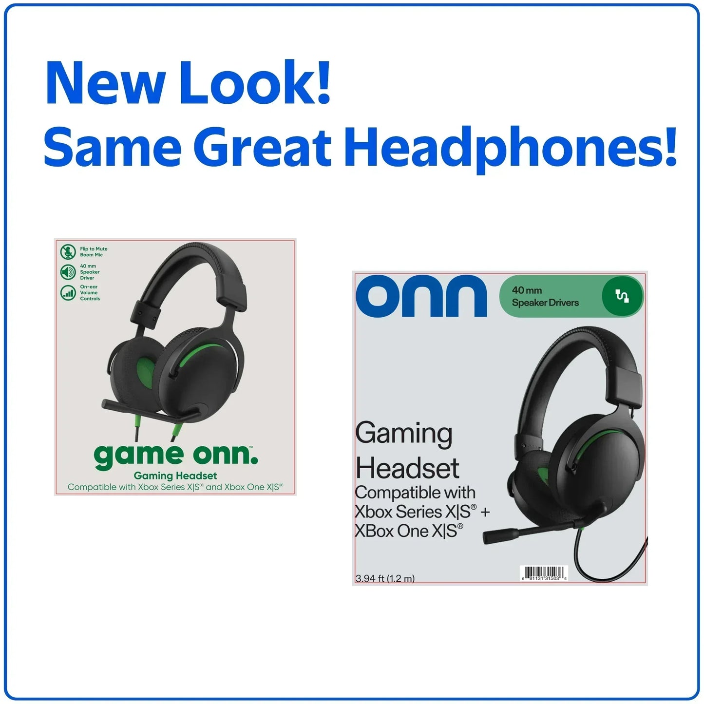 Wired Gaming Headset Compatible with Xbox Series X/S and Xbox One X/S, Black and Green