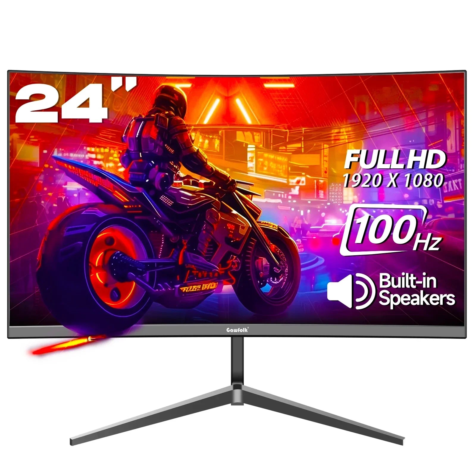 24.5 Inch Gaming Monitor 180Hz/165Hz FHD(1080P) Computer Monitors Black