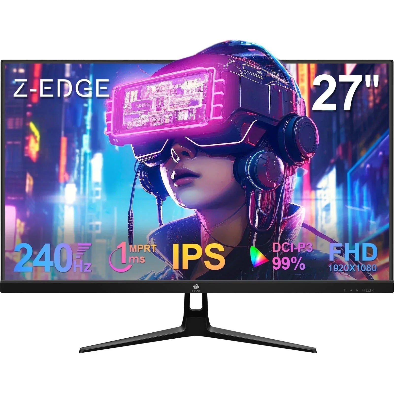 UG27F 27-Inch Curved Gaming Monitor 165Hz 1Ms Full HD 1920X1080 LED Monitor HDMI DP Port