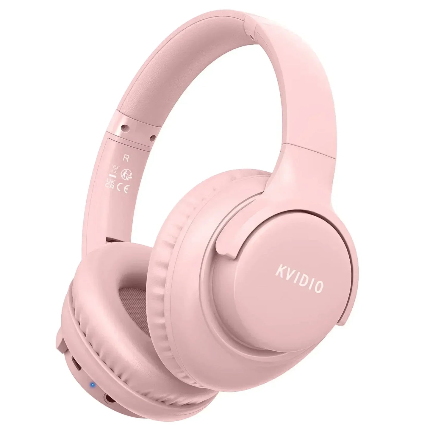 Wireless Bluetooth Headphones, 65H Running Time Over-Ear Headphones with Microphone, Bass Headphones for Computer Laptop Travel Home Office PC (Black)