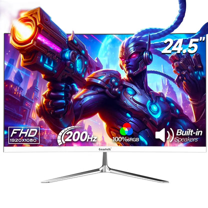 24.5 Inch Gaming Monitor 180Hz/165Hz FHD(1080P) Computer Monitors Black