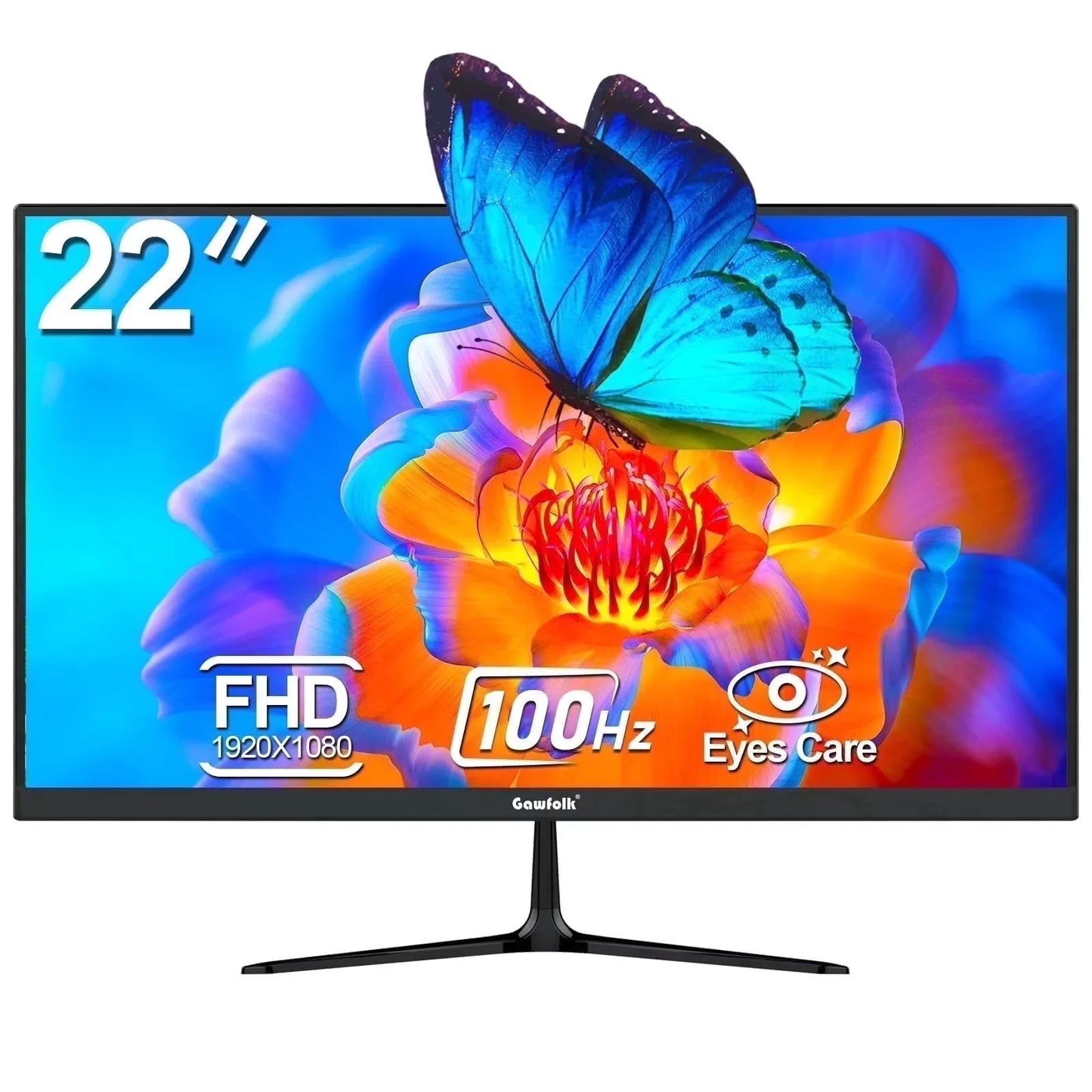 24-Inch Curved Gaming Monitor 120Hz Full HD 1080P Built-In Speakers Tilt Adjustable