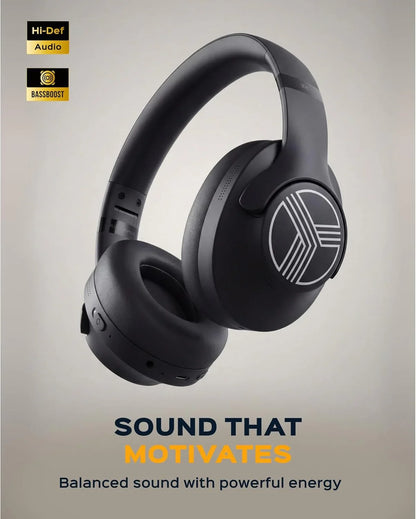 Z2 – Hybrid Active Noise Cancelling Wireless Headphones for Gym & Sports Workout, Lightweight Foldable, 58H Battery, Deep Bass, over Ear Headphones Wireless Bluetooth with Mic for Travel