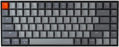 K2 75% Layout RGB Bluetooth Wireless Mechanical Keyboard with  Super Brown Switch/Anti Ghosting/N-Key Rollover, Compact 84 Keys USB Wired Gaming Keyboard for Mac Windows-Version 2