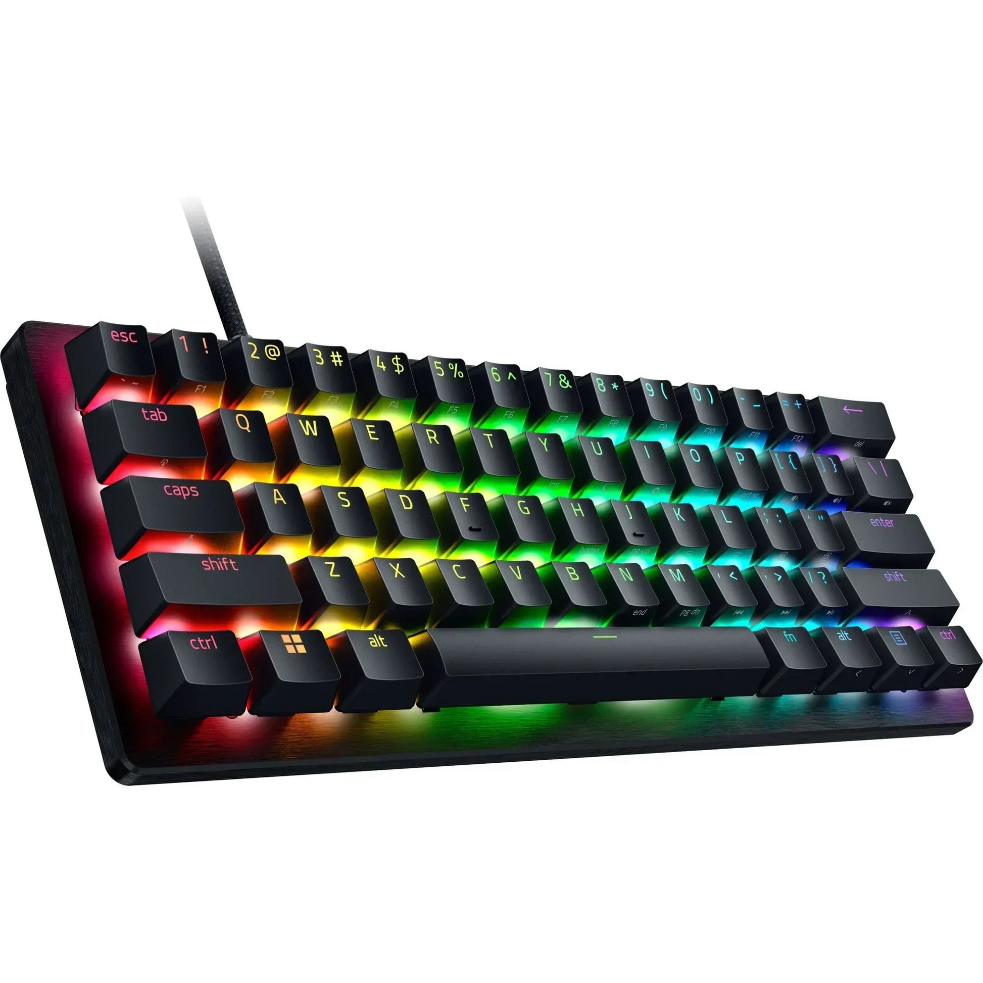 RGB backlit mechanical gaming keyboard with compact 8-bit style design, Byte Style gear