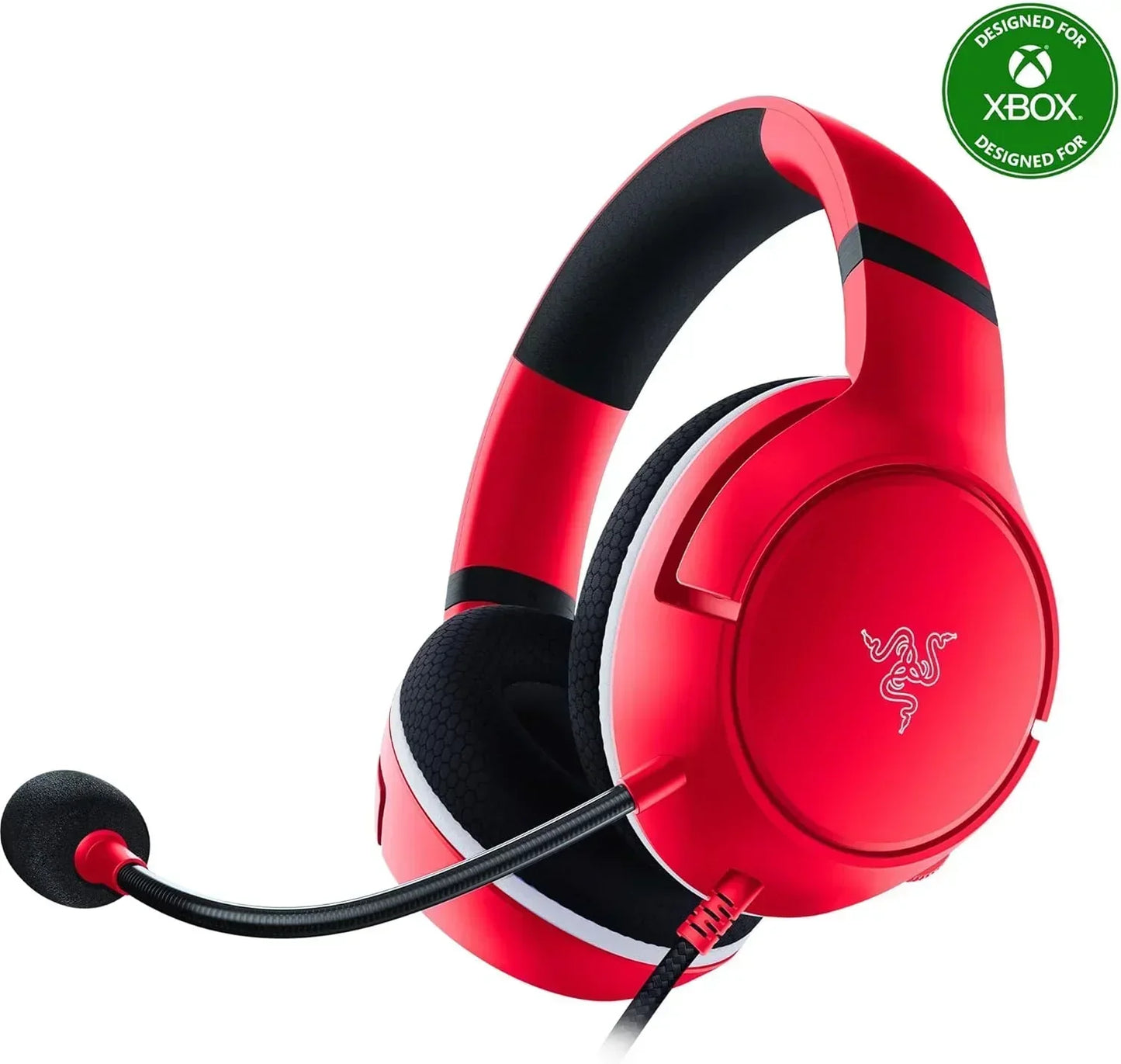 Kaira X Wired Headset for Xbox Series X|S, Xbox One, PC, Mac & Mobile Devices: Triforce 50Mm Drivers - Hyperclear Cardioid Mic - Flowknit Memory Foam Ear Cushions - On-Headset Controls - White