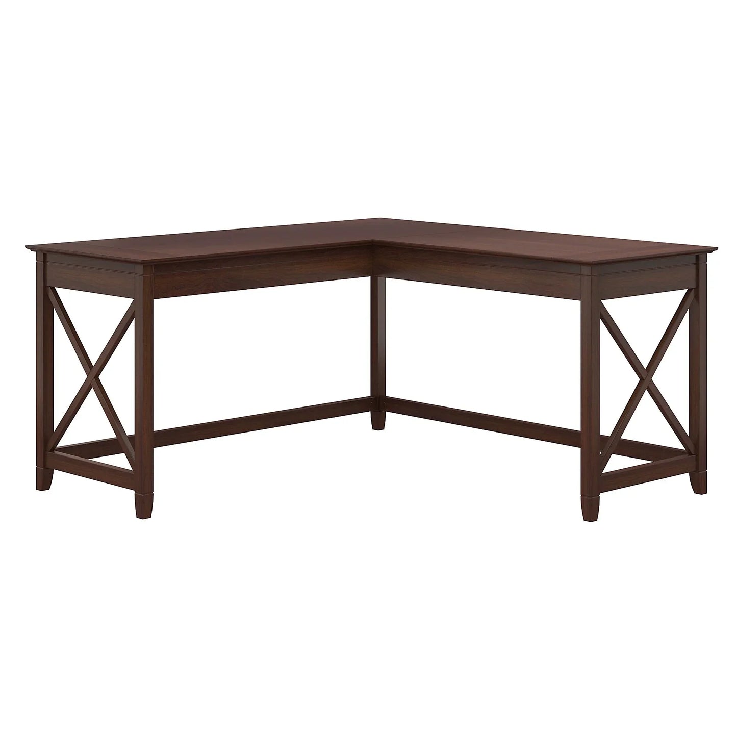 Key West 60" L Shaped Desk, Washed Gray
