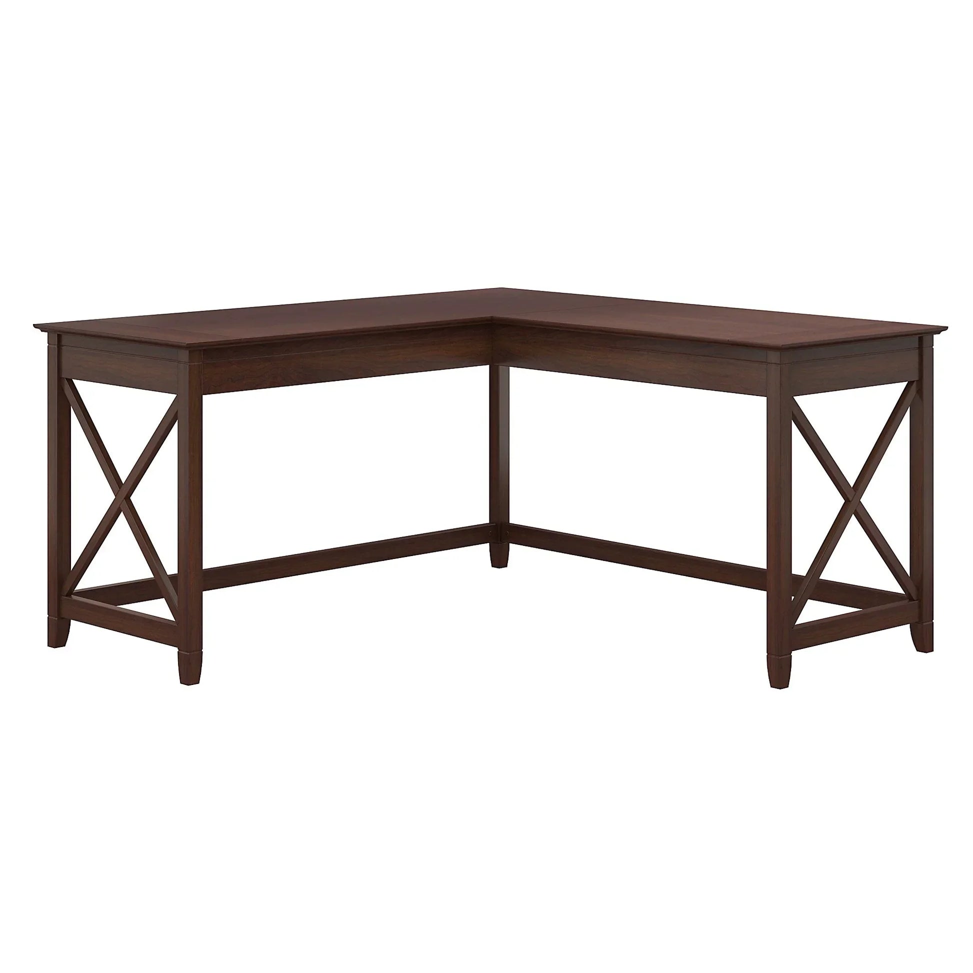 Key West 60" L Shaped Desk, Washed Gray