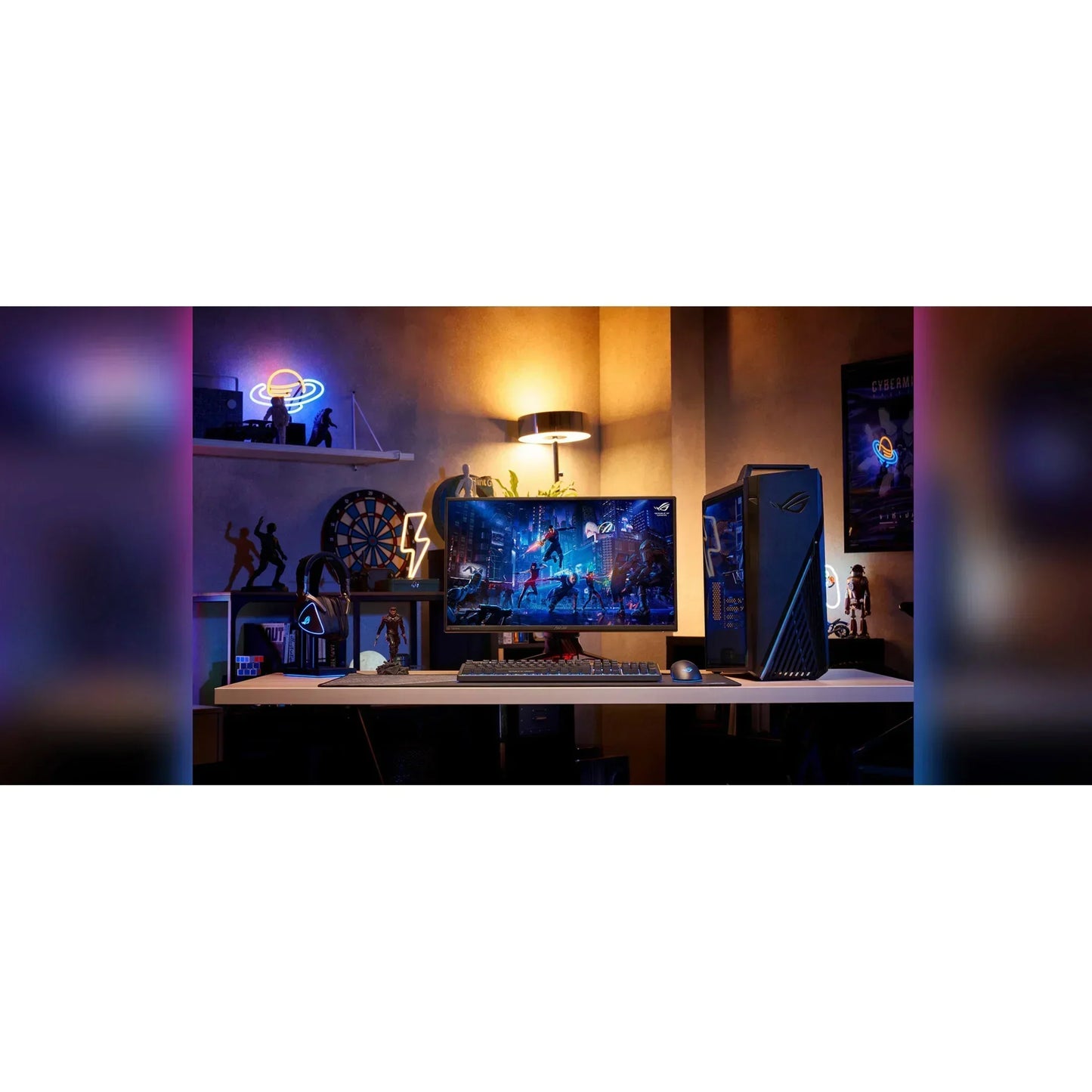 ROG Strix GT15 G15CE-B11 - Midi-Tower Gaming - Core I7 11700KF / up to 5 Ghz - RAM 16 GB - SSD 512 GB - Nvme, HDD 2 TB - GF RTX 3080 - Bluetooth 5.2, Gigabit Ethernet - Win 11 Home - Monitor: None - Star Black