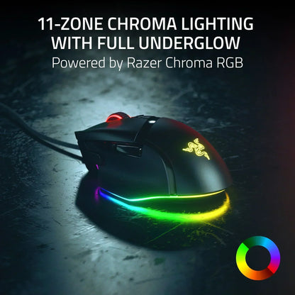 Basilisk V3 35K Fully Customizable Ergonomic Gaming Mouse with Chroma RBG, Black