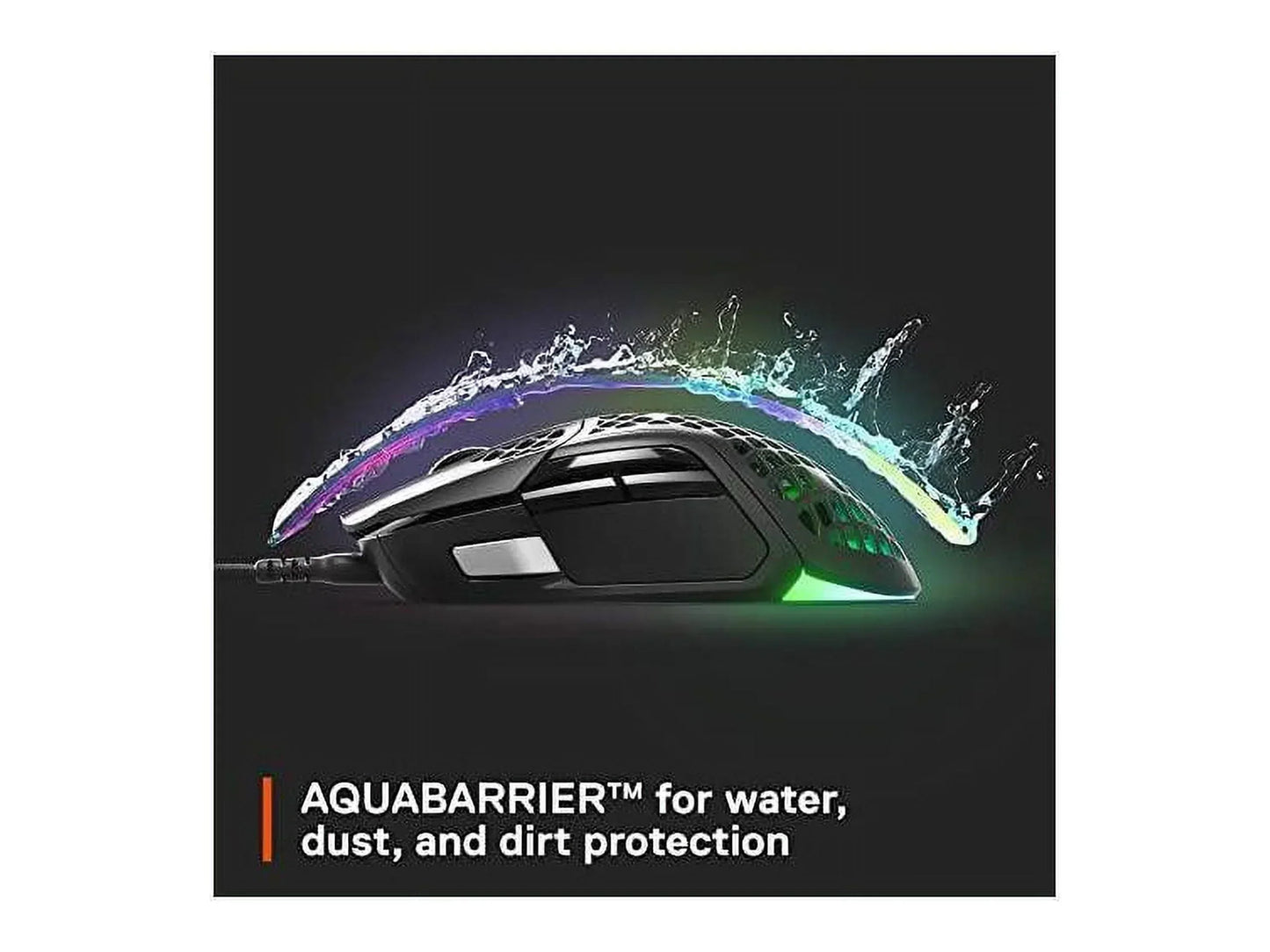 Aerox 5 Wireless - Lightweight Wireless Gaming Mouse - 18000 CPI -- Truemove Air Optical Sensor - Ultra-Lightweight Water Resistant Design – 180+ Hour Battery Life