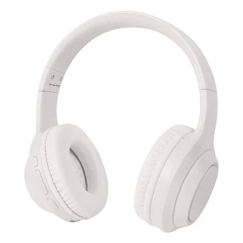 White over-ear wireless gaming headset with cushioned ear pads