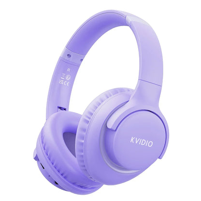 Wireless Bluetooth Headphones, 65H Running Time Over-Ear Headphones with Microphone, Bass Headphones for Computer Laptop Travel Home Office PC (Black)