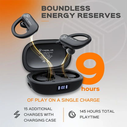X3-Pro Bluetooth Wireless Earbuds with Portable Charging Case