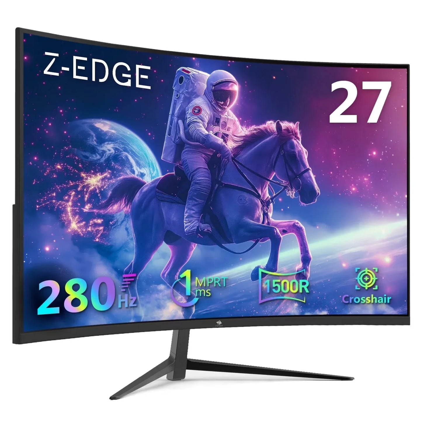 UG27F 27-Inch Curved Gaming Monitor 165Hz 1Ms Full HD 1920X1080 LED Monitor HDMI DP Port