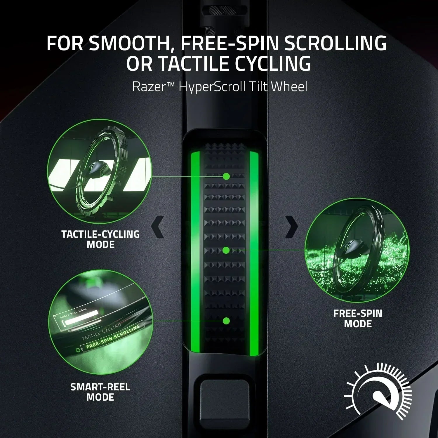Basilisk V3 Customizable Ergonomic Wired PC Gaming Mouse, Chroma RGB, 26K Optical Sensor, Hyperscroll Tilt Wheel, Black