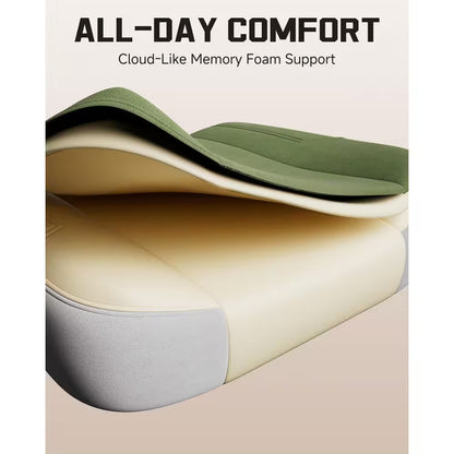 Ergonomic gaming chair with cloud-like memory foam support for all-day comfort