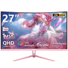 Pink Aura 27" Curved 2K Gaming Monitor