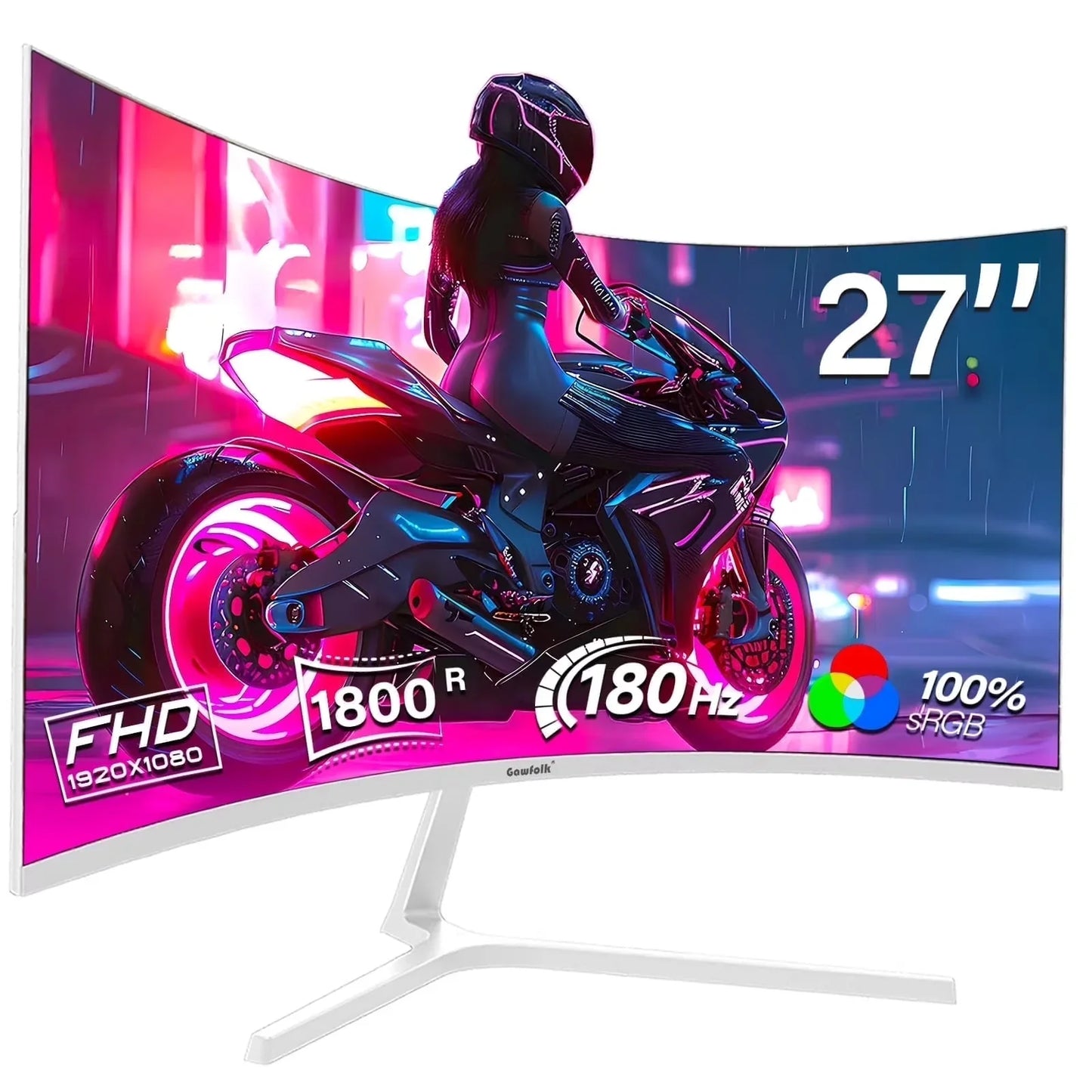 24.5 Inch Gaming Monitor 180Hz/165Hz FHD(1080P) Computer Monitors Black