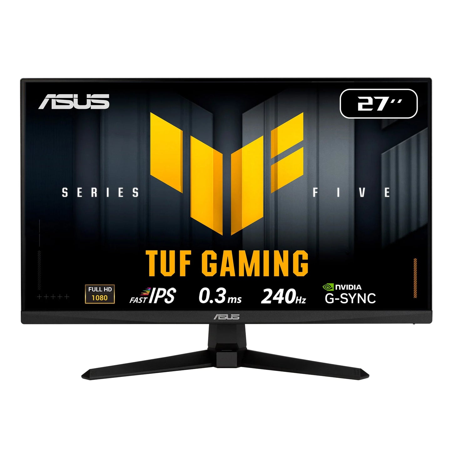 ASUS TUF Gaming 27-inch Full HD 1080p monitor with Fast IPS, 0.3ms response, 240Hz, NVIDIA G-SYNC