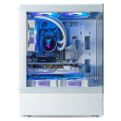 Stryker 4.0 Liquid-Cooled PC - AMD Ryzen 7 (4.4Ghz), RTX 5060 8GB, 16G DDR4, 1TB SSD, White