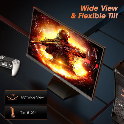 24" 1080P Gaming Monitor, 240Hz FHD Computer Monitor, 1Ms Adaptive-Sync, VESA Mountable, New, G2411X