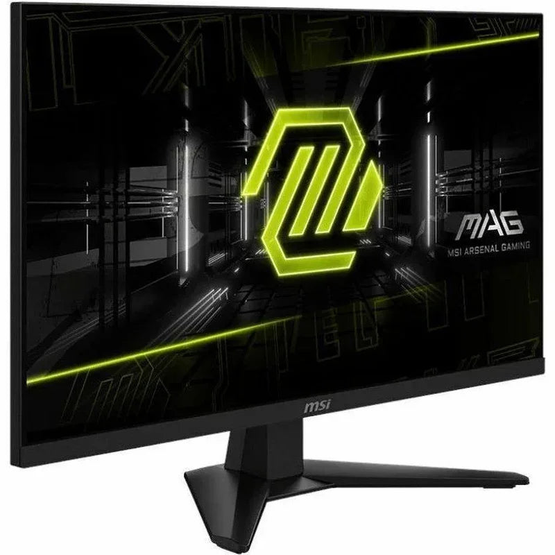 MSI Arsenal Gaming (MAG) curved gaming monitor with black and neon yellow futuristic design