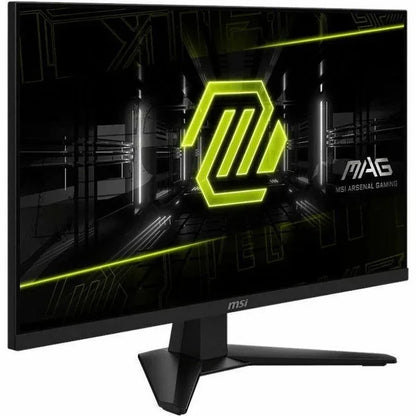 MSI Arsenal Gaming (MAG) curved gaming monitor with black and neon yellow futuristic design
