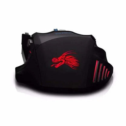 Gaming Mouse 7 Button USB Wired LED Breathing Fire Button 3200 DPI Laptop PC