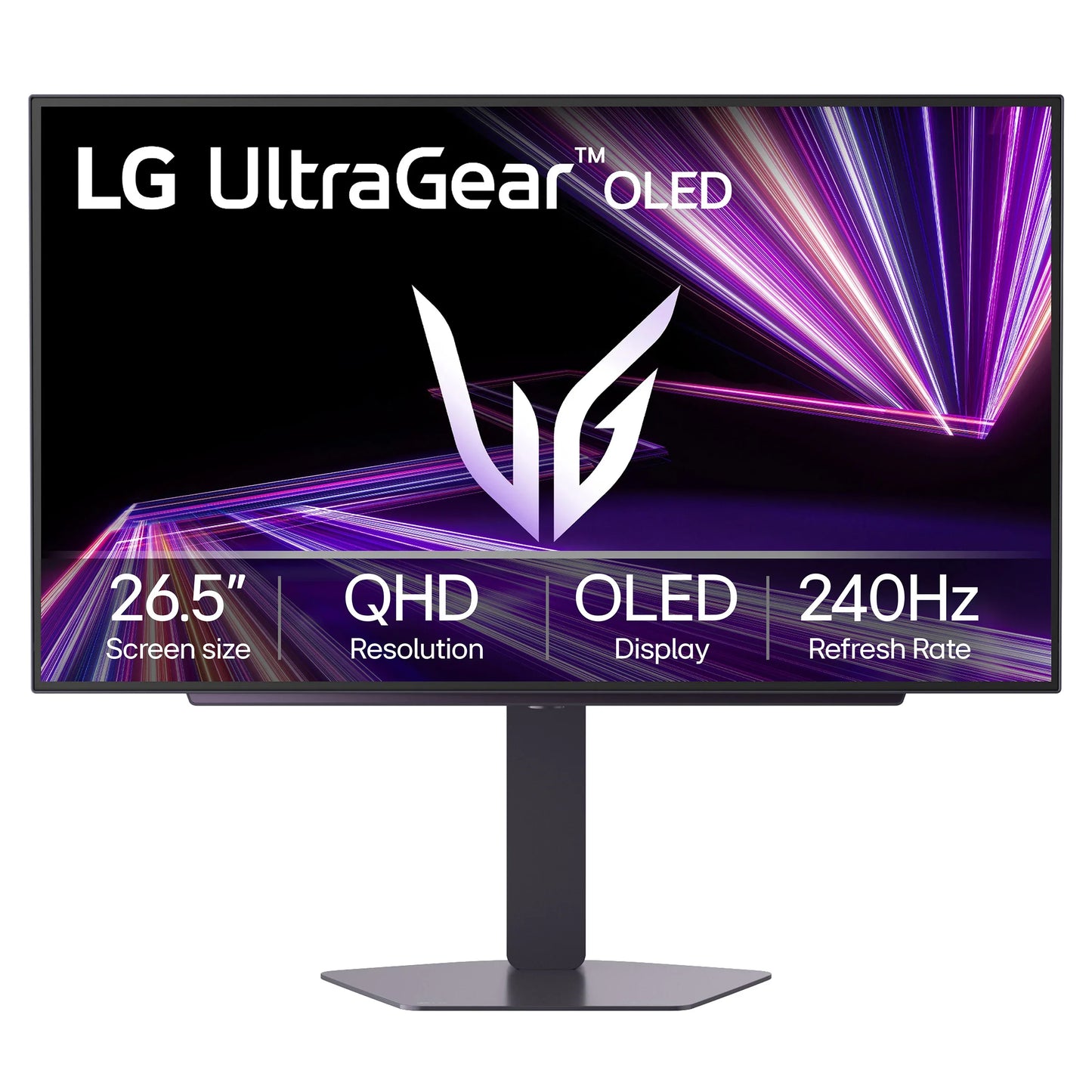 LG 27" Ultragear Glossy OLED 240Hz QHD Gaming Monitor, Digital Credit Included
