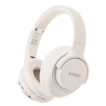 Wireless Bluetooth Headphones, 65H Running Time Over-Ear Headphones with Microphone, Bass Headphones for Computer Laptop Travel Home Office PC (Black)