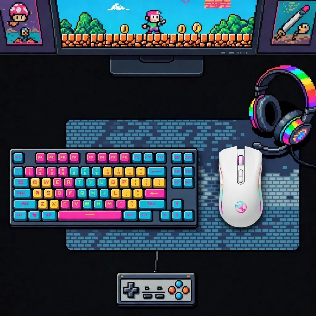 HXSJ X100 Wired Gaming Mouse | RGB Backlit | 7 Buttons | 4 Adjustable DPI up to 3200