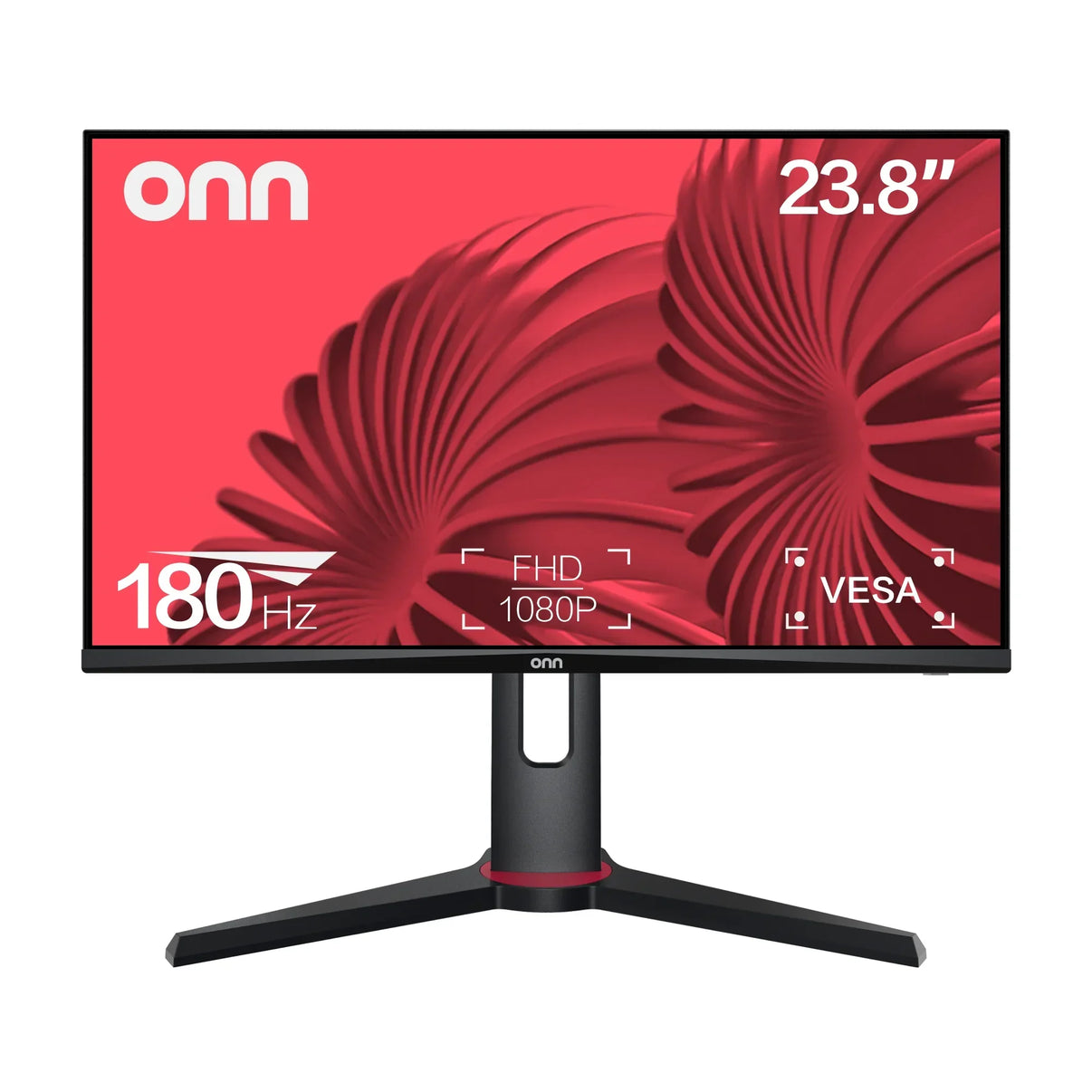 onn 23.8 inch FHD 1080p gaming monitor with 180Hz refresh rate and VESA mount compatible