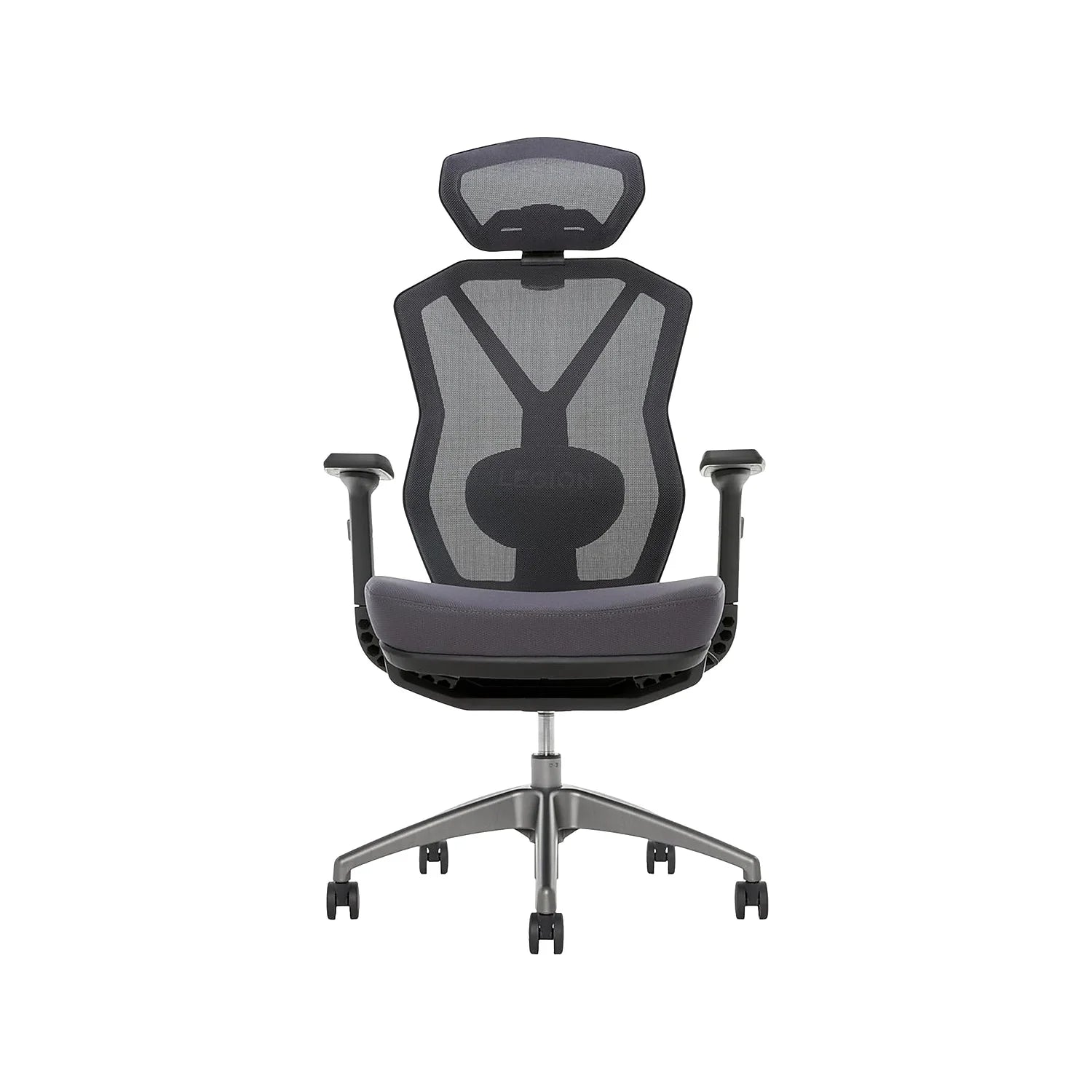 Ergonomic gaming chair with mesh back, headrest, and adjustable armrests for comfort during long sessions