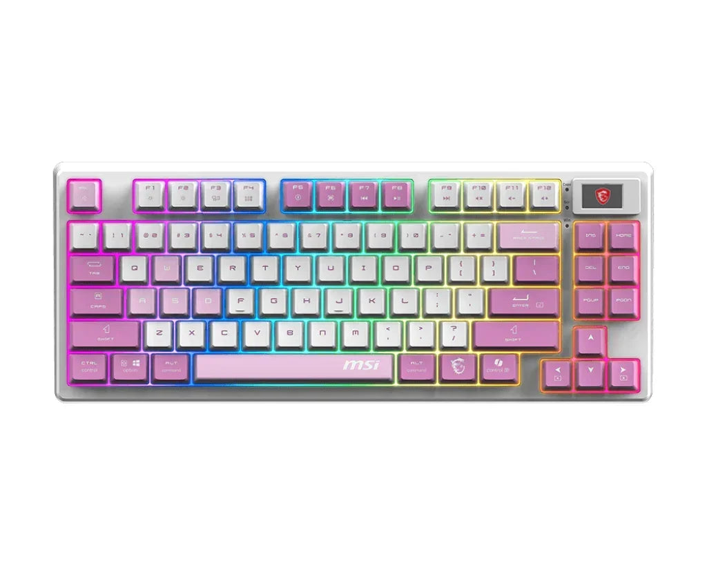 FORGE GK600 TKL Tenkeyless Wireless RGB Mechanical Gaming Keyboard, Violet