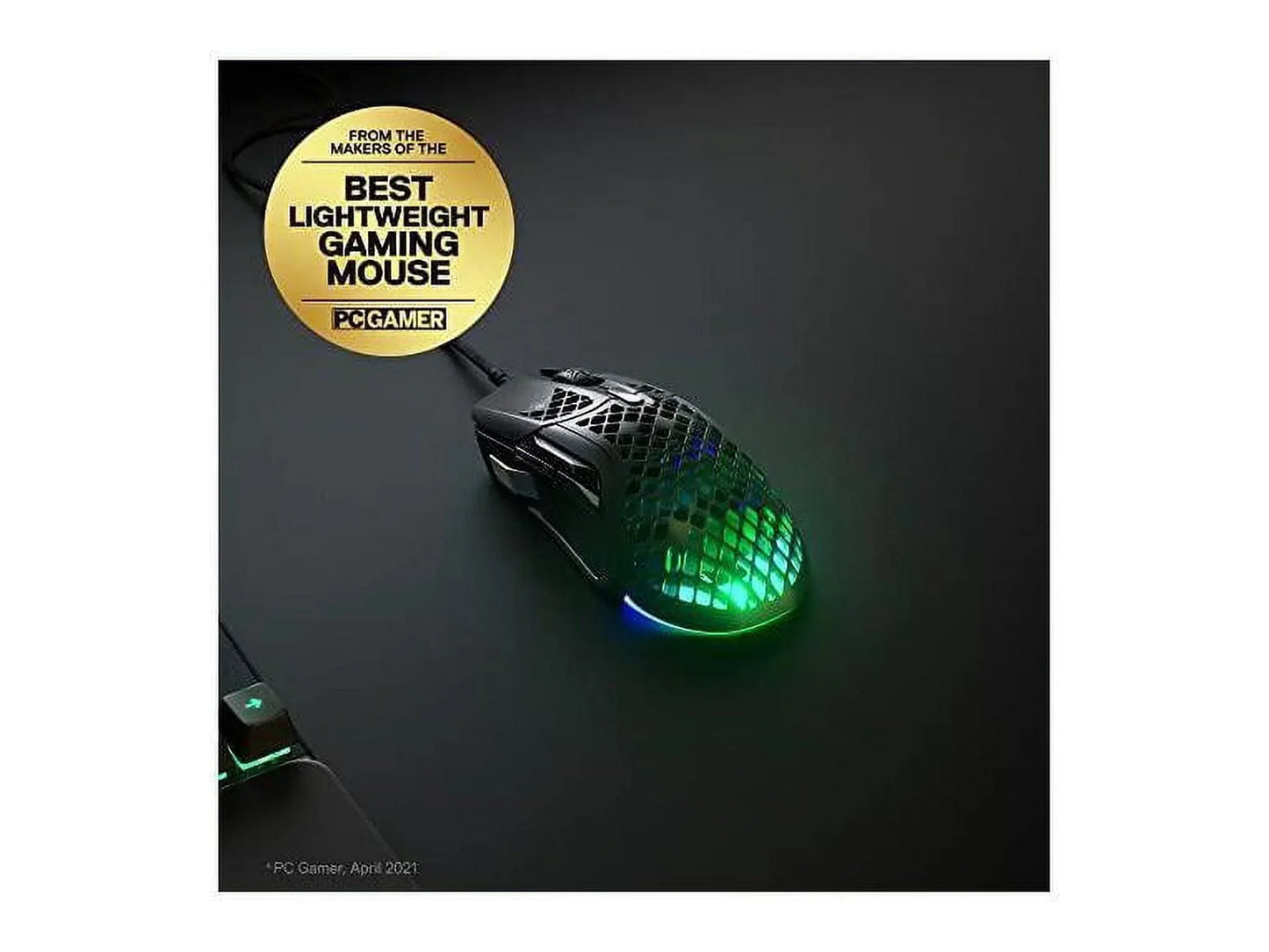 Aerox 5 Wireless - Lightweight Wireless Gaming Mouse - 18000 CPI -- Truemove Air Optical Sensor - Ultra-Lightweight Water Resistant Design – 180+ Hour Battery Life