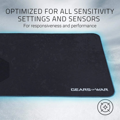 Gears of War branded gaming mouse pad optimized for all sensitivity settings and sensors