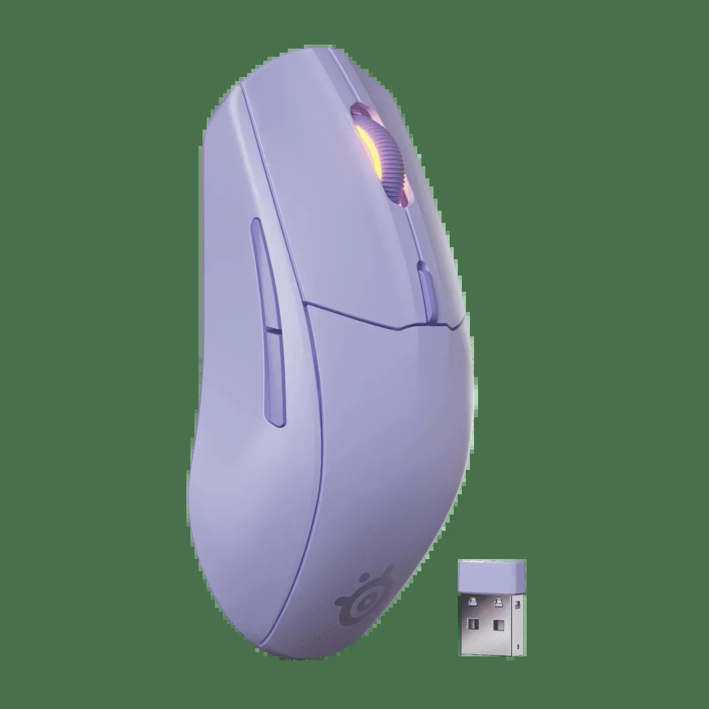 Rival 3 Wireless Gen 2 Gaming Mouse — 2.4Ghz and Bluetooth — 18000 DPI Truemove Air Optical Sensor — 60 Million Click Durability — Light-Weight — 100% PTFE Feet — White